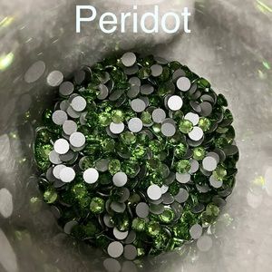 Ss20 Peridot Flatback rhinestones